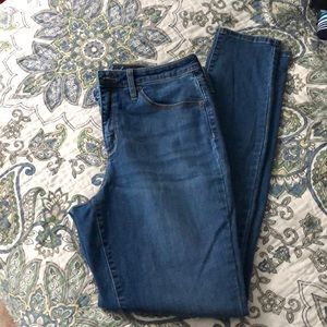 High rise skinny jeans